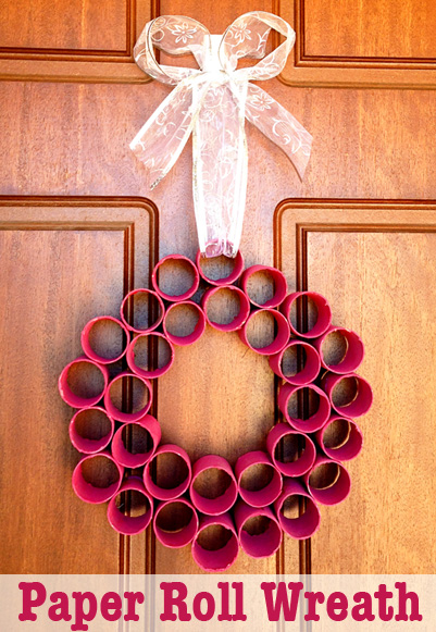 Homemade Christmas Decorations: Paper Roll Wreath  Childhood101