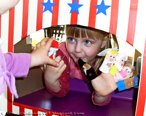 Make your own puppet theatre
