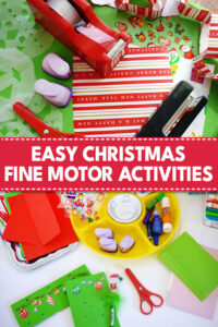 easy Christmas fine motor activities