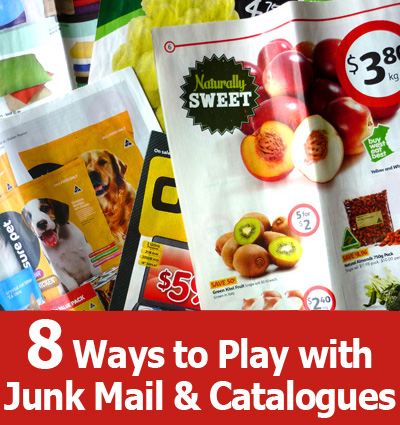 8 Ways to Play with Junk Mail and Catalogues