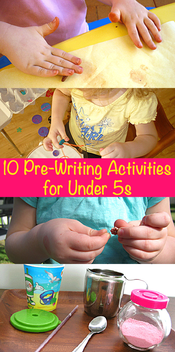 10 Pre-Writing Activities for Under 5s