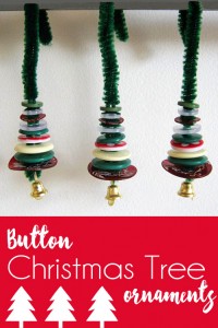 Miniature Button Tree Ornaments: Christmas Decorations Kids Can Make