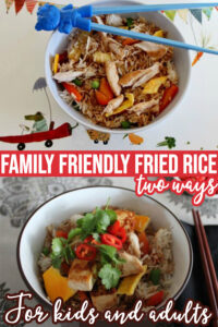 Family Friendly Fried Rice Recipe (with Adult & Child Friendly Variations)
