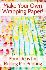 Make Your Own Wrapping Paper: 4 Ideas for Rolling Pin Printing