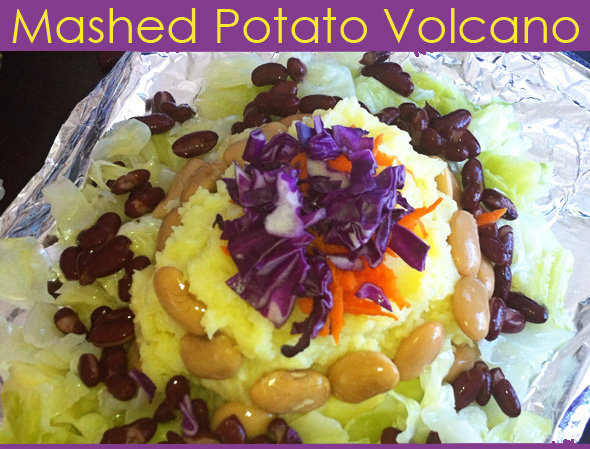 mashed potato volcano recipe - food intolerance - elimination diet