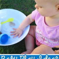Baby play ideas: water play for babies