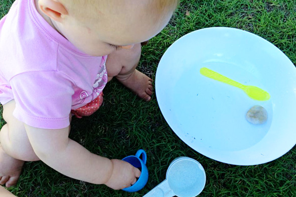 activities for babies- starting out with water play