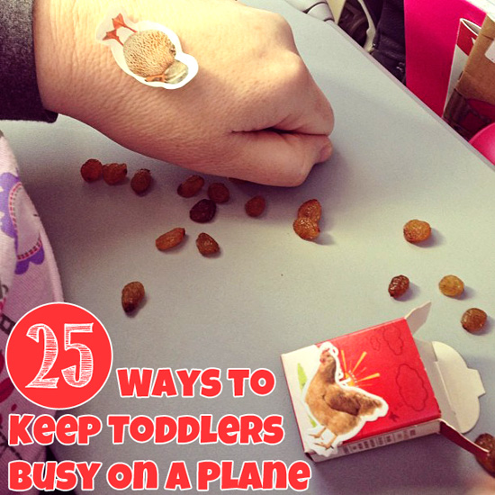 25 Ways to Keep Toddlers Busy on a Plane