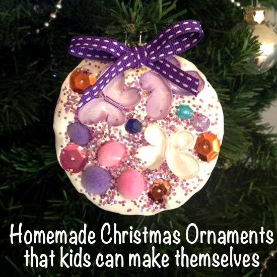Christmas ideas- Homemade tree ornaments via Childhood 101