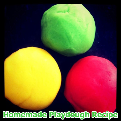 Playdough recipe via Childhood 101