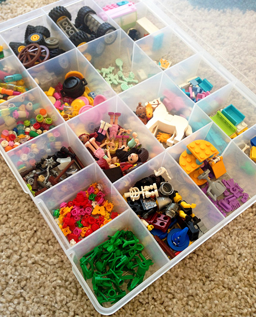 How to organize legos via Childhood 101