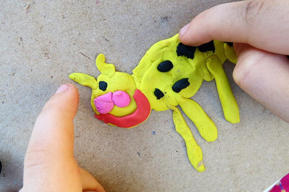 Art for Kids: Modelling Clay Pictures via Childhood 101