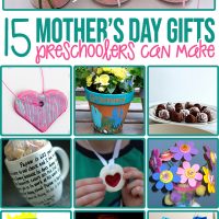 15 Mothers Day gifts preschoolers can make