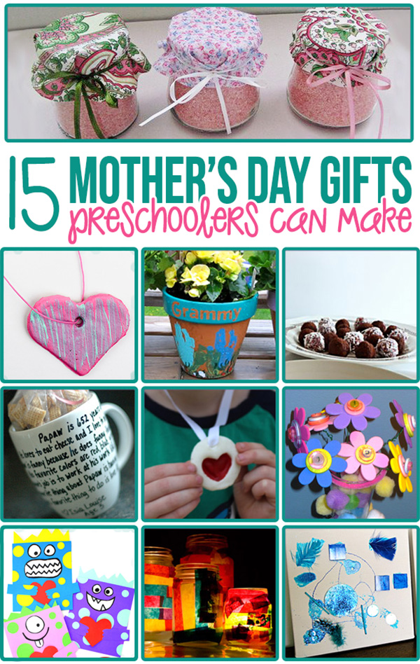 15 Mothers Day gifts preschoolers can make