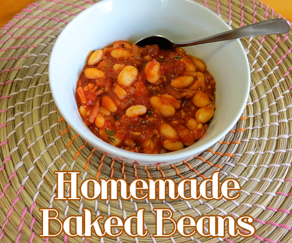Homemade baked beans recipe via Childhood 101