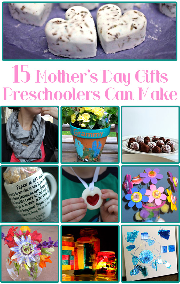 Mothers Day Gifts Preschoolers Can Make as featured at Childhood 101