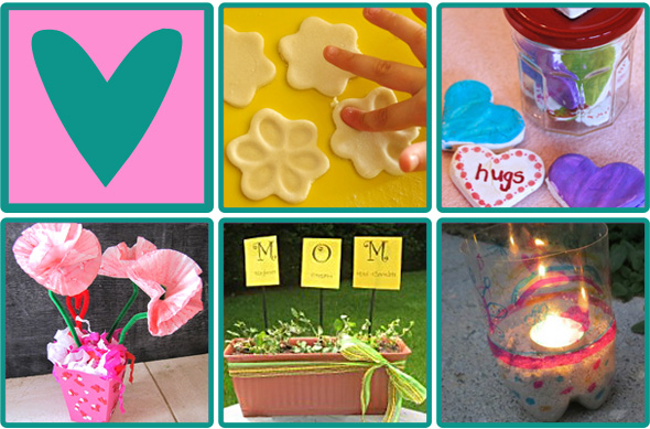 Mothers Day Gifts Preschoolers Can Make featured at Childhood 101
