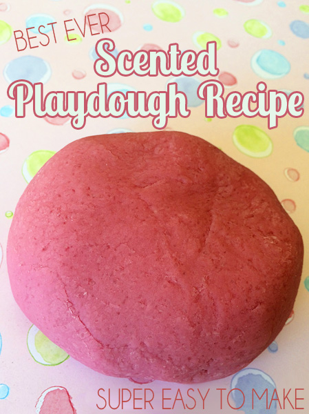 Scented playdough recipe