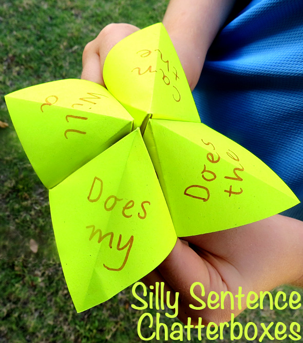 Silly Sentences Chatterboxes for Beginning Readers | Childhood 101