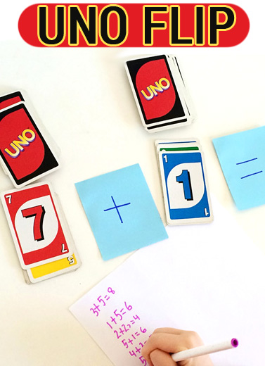 Number Facts Games: Uno Flip
