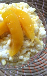 Family Friendly Recipe: Coconut Rice Pudding with Mango Puree