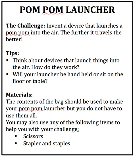 Pom Pom Launcher Challenge