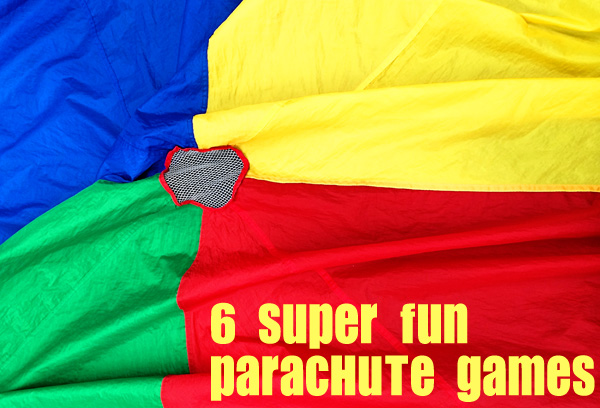 6 juegos de paracaídas: juegos al aire libre para niños
