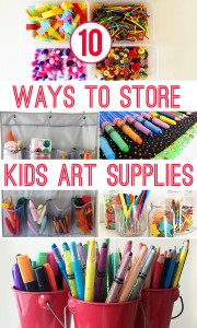 10 Ways to Store Art Supplies