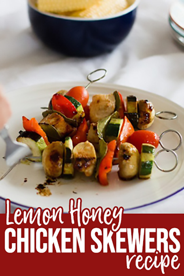 Lemon Honey Chicken Skewers Recipe