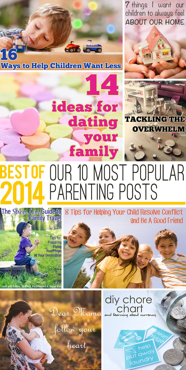 Sharing Our 10 Most Popular Parenting Posts of 2014