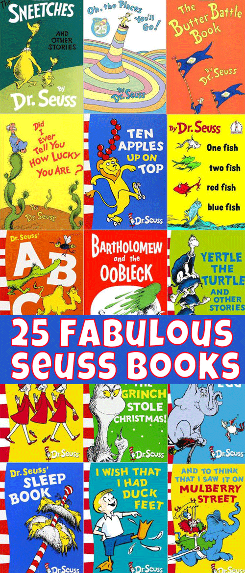 25 Fabulous Seuss Books to Read with Kids