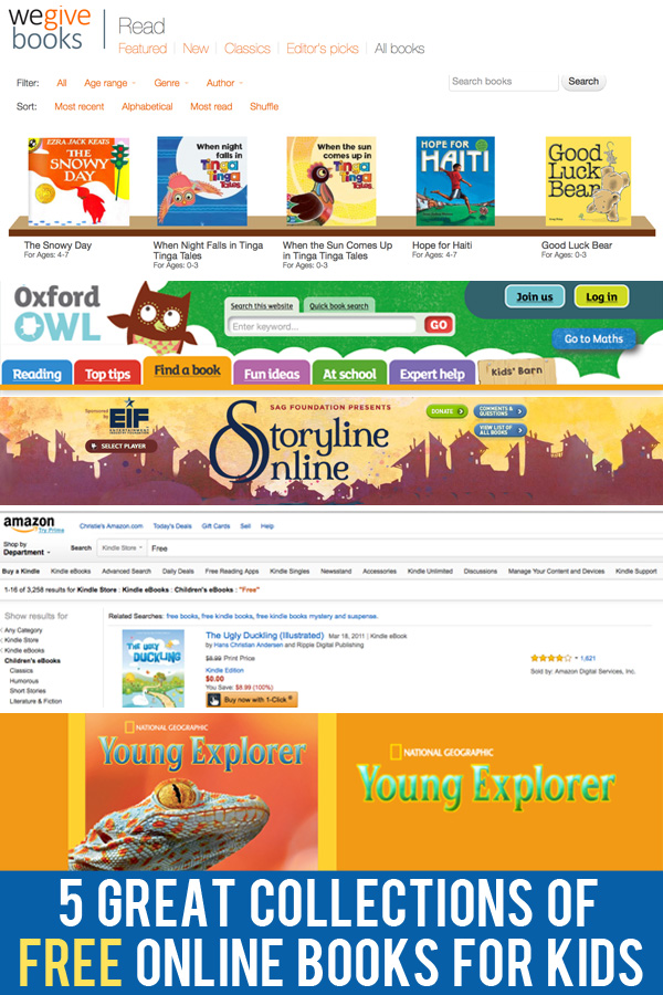 5 Great Collections of Free Online Books for Kids