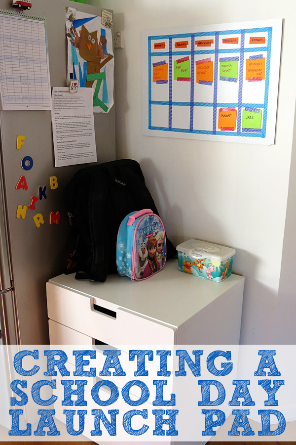 Organising with Kids: Creating a school day launch pad