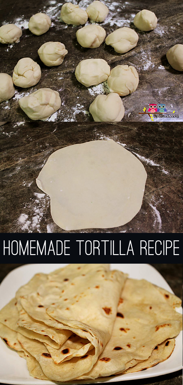 Homemade tortillas recipe