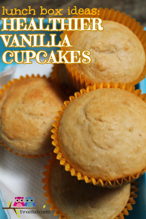 Lunch Box Ideas: Healthier Vanilla Cupcakes recipe