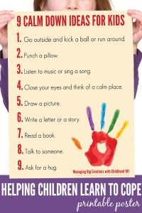 9 Calm Down Ideas for Kids