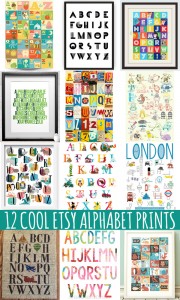 12 Cool Alphabet Prints