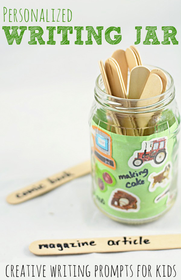 Personalized Writing Jar: Clever Creative Writing Prompts for Kids
