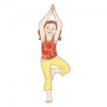 Calm Down Yoga Routine for Kids: Printable