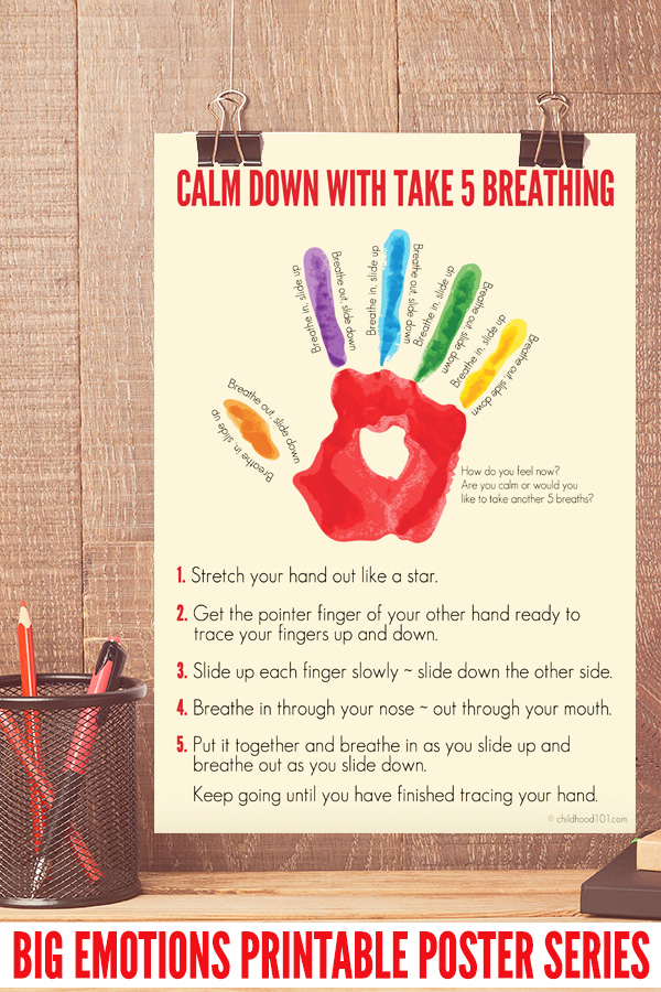Take 5 Breathing Exercise for kids