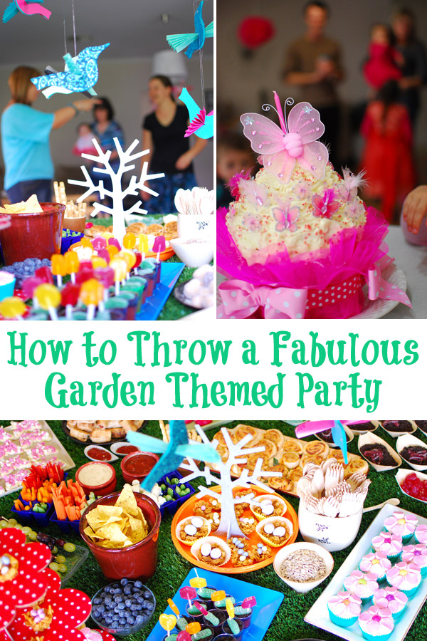 How to Host an Awesome Garden Themed Birthday Party