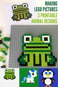 Printable Animal Lego Mosaic Patterns