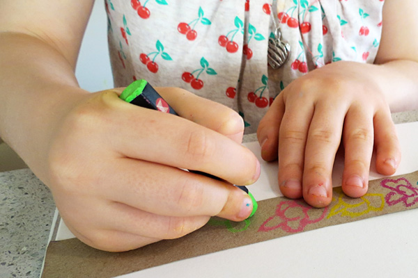 Gardening with kids: Make Seed Tape. A great gift or party favour idea.