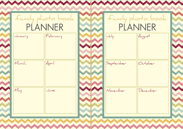 Get organized with making your family photo books with these free printables - Checklist and Planner