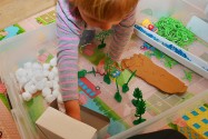 We're Going on a Bear Hunt Story Sensory Bin