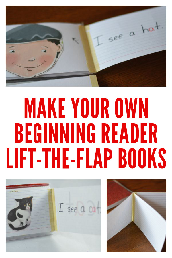 Simple DIY Lift the Flap Books for Beginning Readers