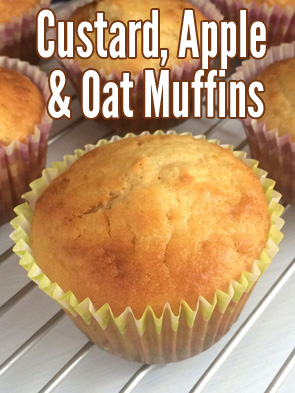 Apple-Custard-and-Oat-Muffins-Recipe