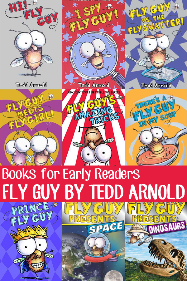 Great Books for Early Readers: Fly Guy book series review by Tedd Arnold