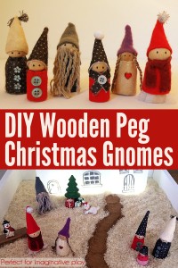 DIY Wooden Peg Gnomes for Imaginative Play