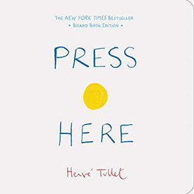Press Here: Funny books for kids